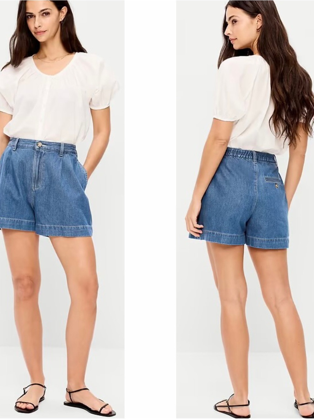 Old Navy High-Waisted OGC Chino Denim Shorts - Picture 7 of 7